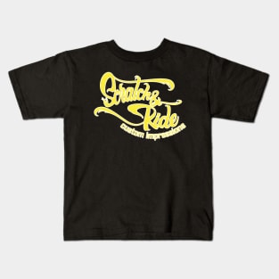 Scratch & Ride Brand (Yellow Logo) Kids T-Shirt